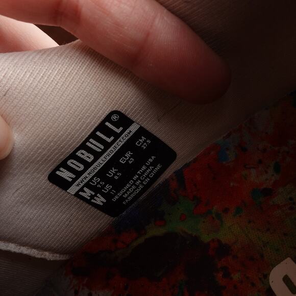 NOBULL Sneakers Unisex SZ M9.5 W11 Tie Dyed Pride Outwork Training Athletic Shoe - Picture 13 of 14